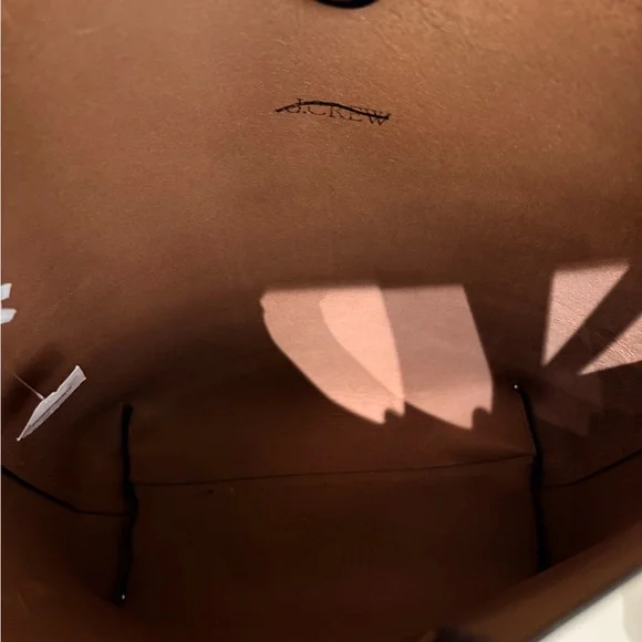 NWT J. CREW Edie bucket bag in black Italian leather - Picture 9 of 11